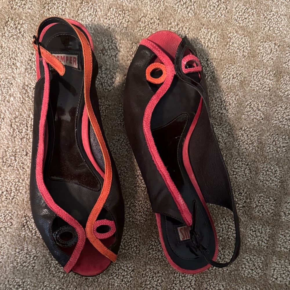 Super cute Camper pumps, size 40/9-9-1/2